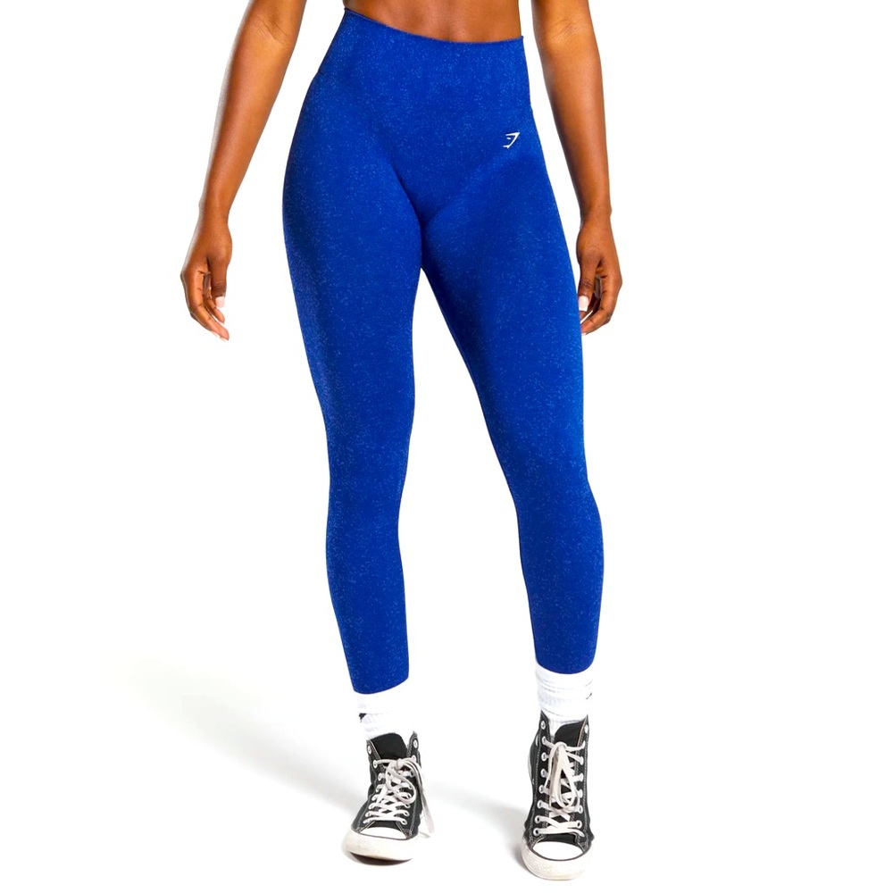 Gymshark Adapt Fleck Seamless Leggings Cobalt Blue / Iris Blue